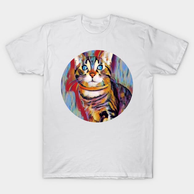 Chubby floppy cat T-Shirt by GoranDesign